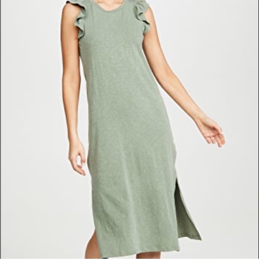 Sundry Midi Green Dress size 1